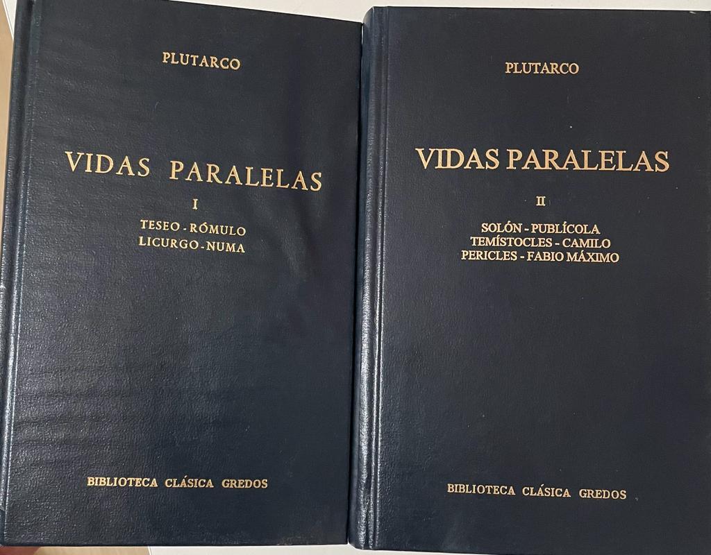 Vidas Paralelas. Vol. I. Incluye: Teseo; Rómulo; Licurgo; Numa. Vol. II ...