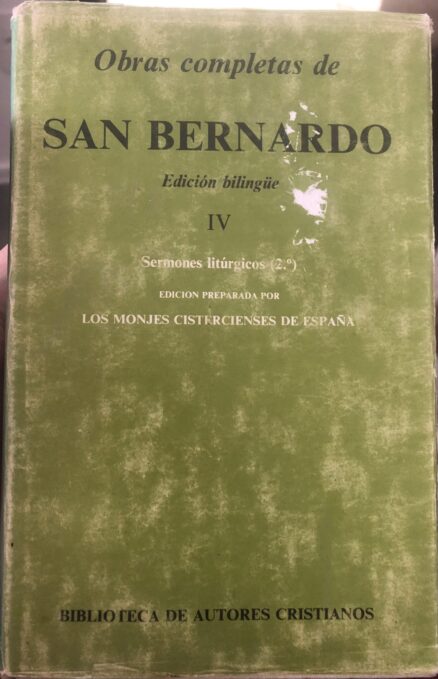 Obras Completas de San Bernardo IV