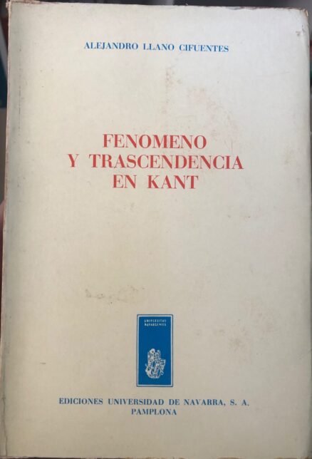 Fenómeno y trascendencia en Kant