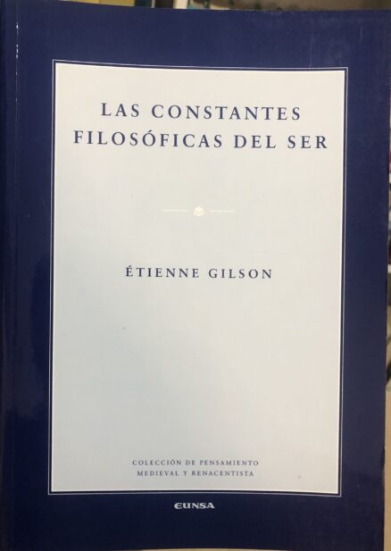 Las constantes filosóficas del ser