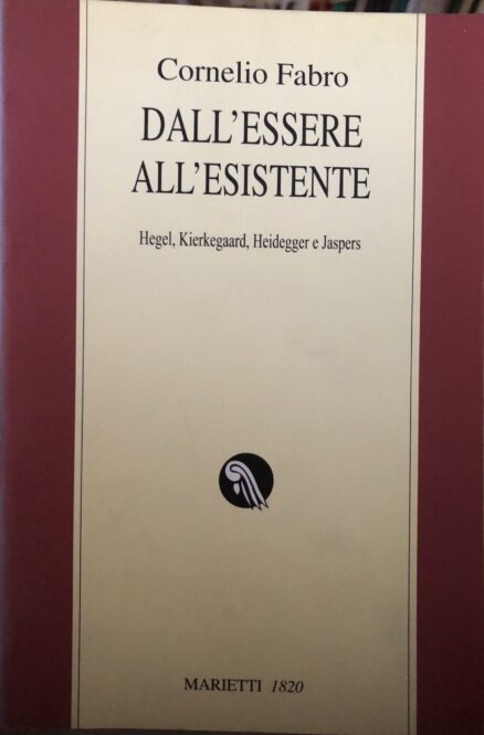 Dall'essere a lo esistente