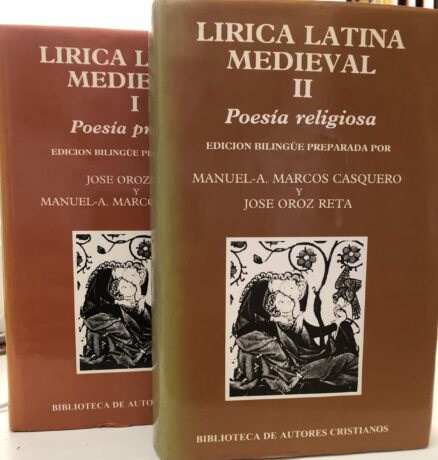 Lírica Latina Medieval (antologia bilíngue em 2 volumes)