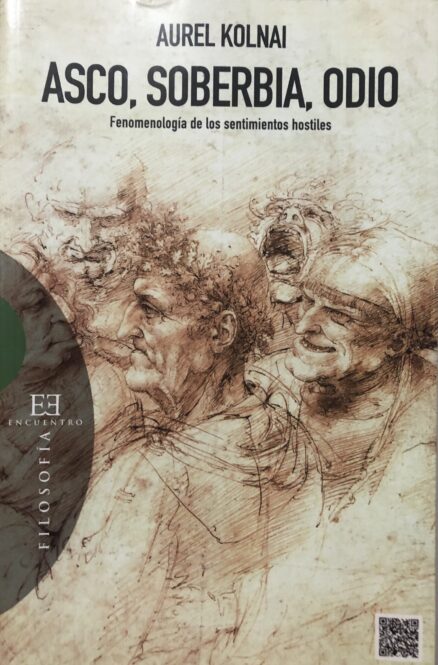 Asco, soberbia, odio. Fenomenología de los sentimiento hostiles.