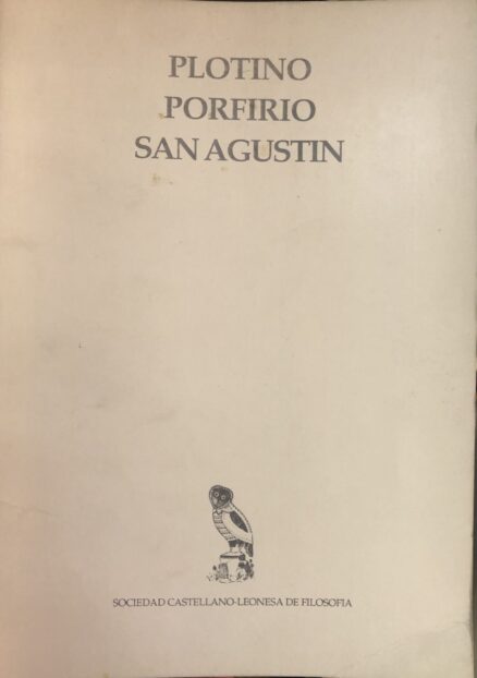 Plotino, Porfirio, San Agustín