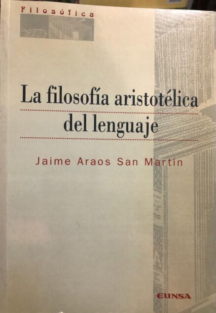 La filosofía aristotélica del lenguaje