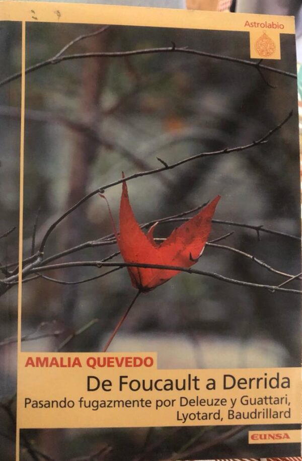 De Foucault a Derrida. Pasando fugazmente por Deleuze y Guattari, Lyotard, Baudrillard.
