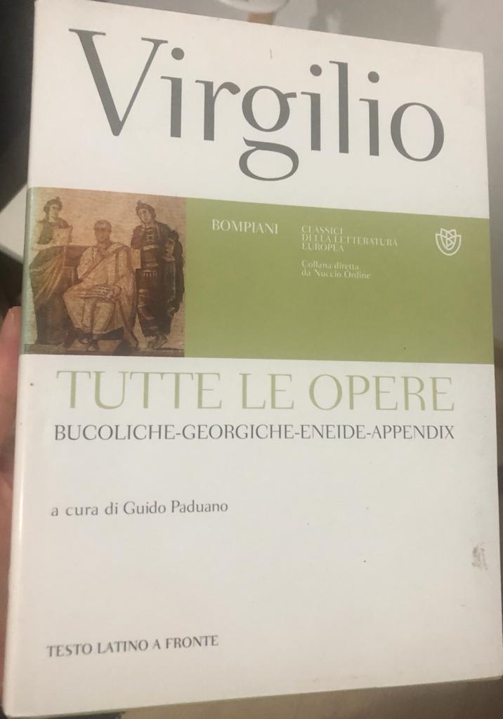 Virgilio Tutte Le Opere Testo Latino A Fronte Os Livros Do Fernando