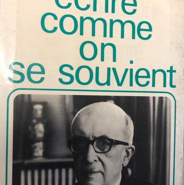 écrire comme on se souvient