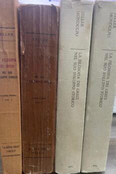 La Filosofia dei Greci nel suo sviluppo storico (4 volumes - COMPLETA)