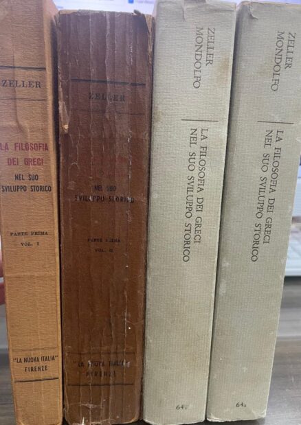 La Filosofia dei Greci nel suo sviluppo storico (4 volumes - COMPLETA)