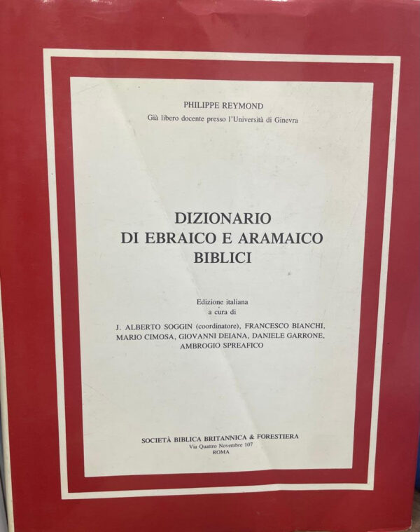 Dizionario di Ebraico e Aramaico Biblici