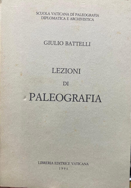 Lezioni di Paleografia