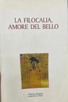la filocalia amore del bello