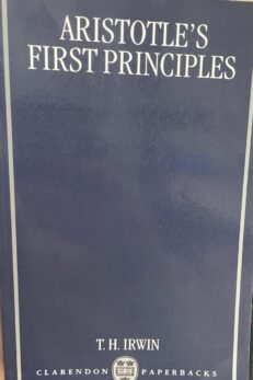 Aristotle´s first principles
