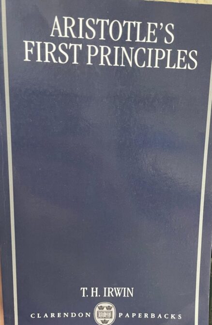 Aristotle´s first principles