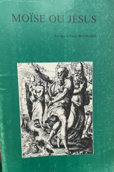 Moïse ou Jésus. Essai de Christologie Johannique.