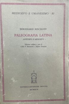 Paleografia latina. Antichità e medioevo.