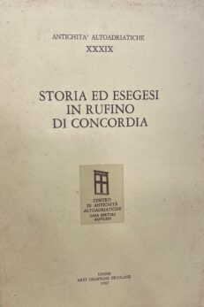 Storia ed esegesi in Rufino di Concordia