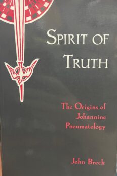 Spirit of truth. Volume 1: The origins of Johannine Pneumatology.