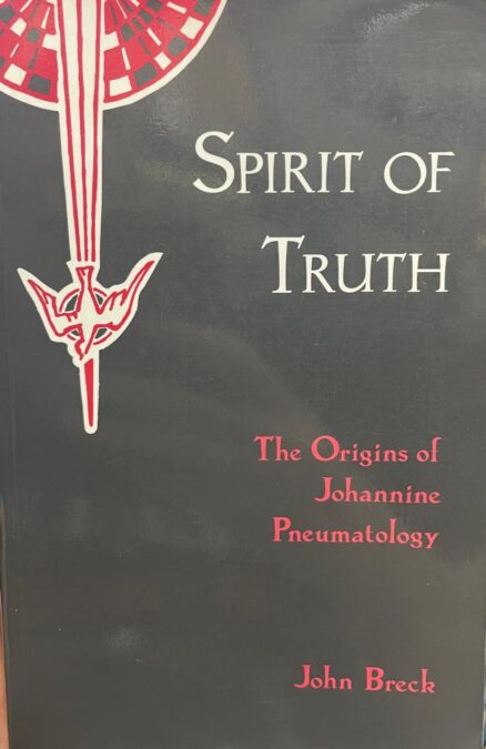 Spirit of truth. Volume 1: The origins of Johannine Pneumatology.