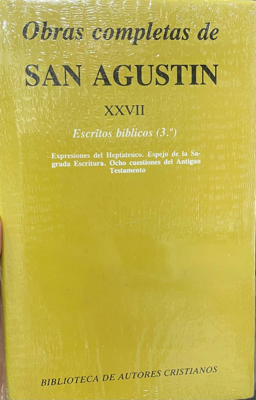 Santo Agostinho XXVII Obras Completas de San Agustín XXVII. Escritos bíblicos (3o) - Imagem 1