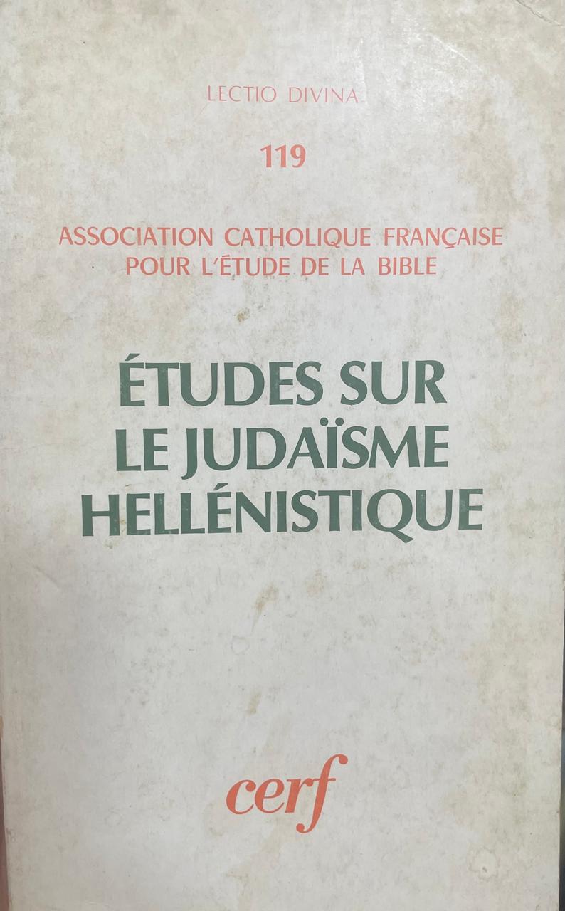 études sur le Judaïsme Hellénistique Études sur le Judaïsme Hellénistique - Imagem 1