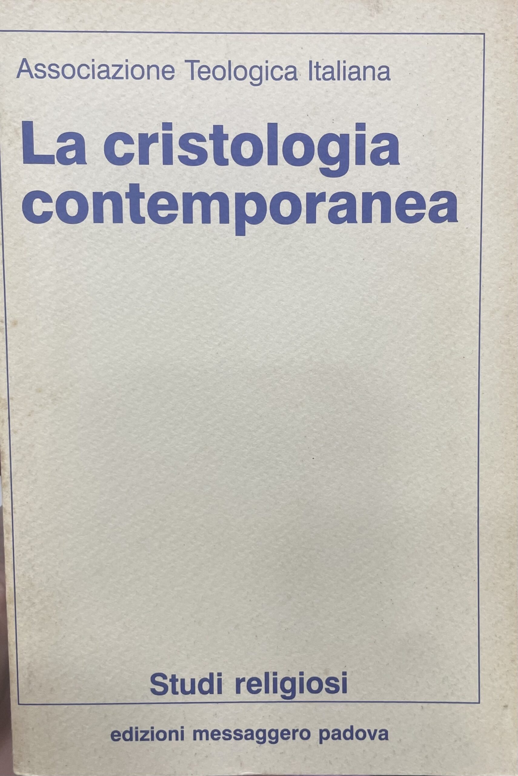 Cristologia La Cristologia Contemporanea - Imagem 1