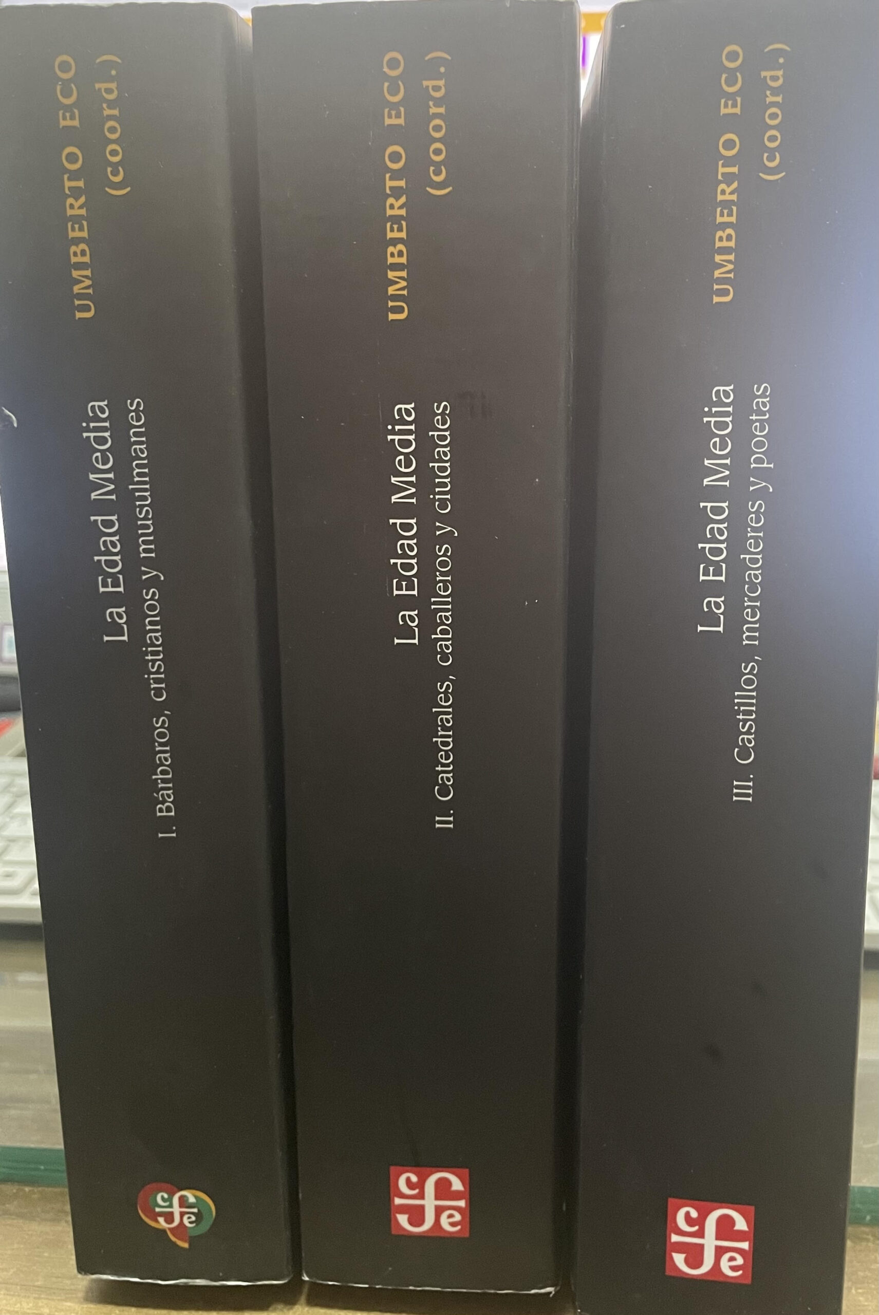 Umberto Eco La Edad Media I, II e III (falta o volume IV) - Imagem 1