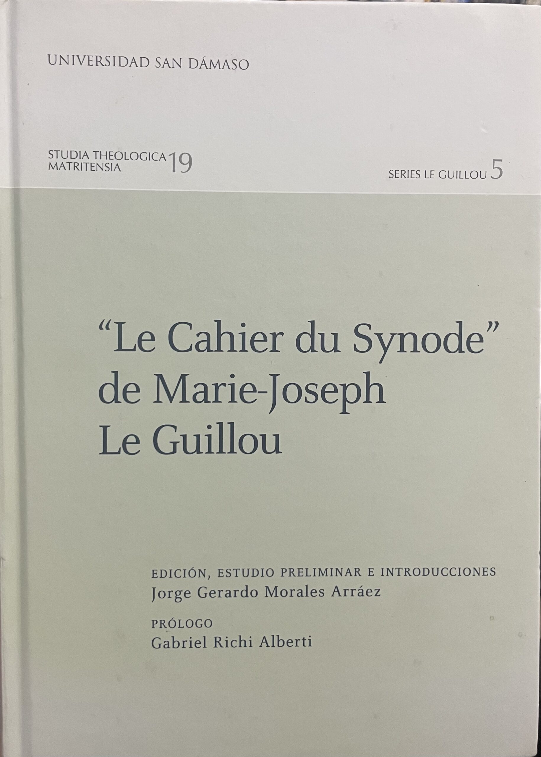 IMG_7485 "Le Cahier du Synode" de Marie-Joseph Le Guillou - Imagem 1