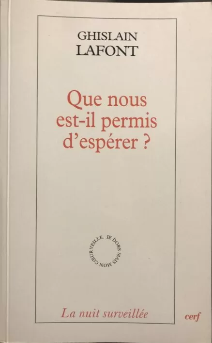 Que nous est-il permis d'espérer?