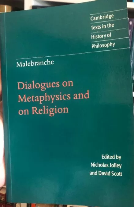 Dialogues on Metaphysics and on Religion