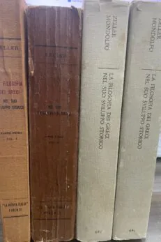 La Filosofia dei Greci nel suo sviluppo storico (4 volumes - COMPLETA)