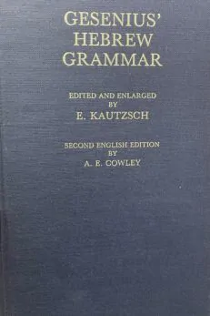 Gesenius' Hebrew Grammar