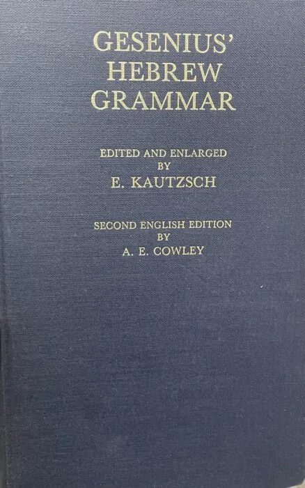 Gesenius' Hebrew Grammar